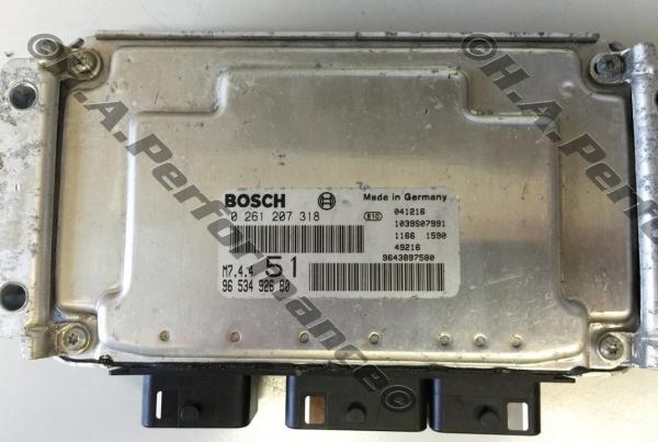 Wegfahrsperre deaktivieren IMMO OFF Bosch M7.4.4 Peugeot 106 206 306 und mehr.